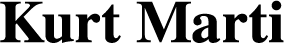 Kurt Marti Stiftung